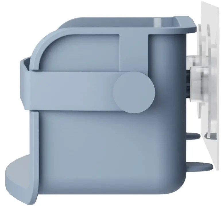 Mensola da bagno blu in plastica riciclata senza foratura Flex - Umbra