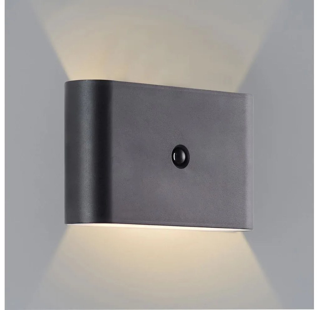 Brilliant - Lampada da parete LED ricaricabile esterna con sensore XINO LED/3W/5