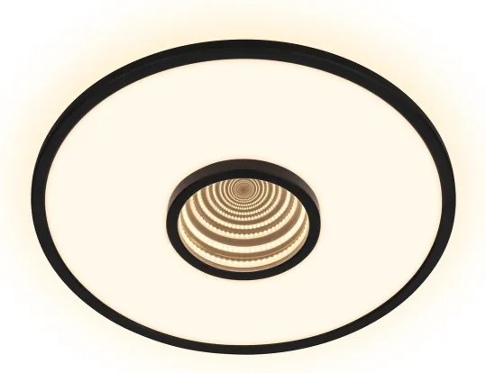 Briloner 3847015 - Plafoniera LED TORO LED/18W/230V Ø 42 cm nera