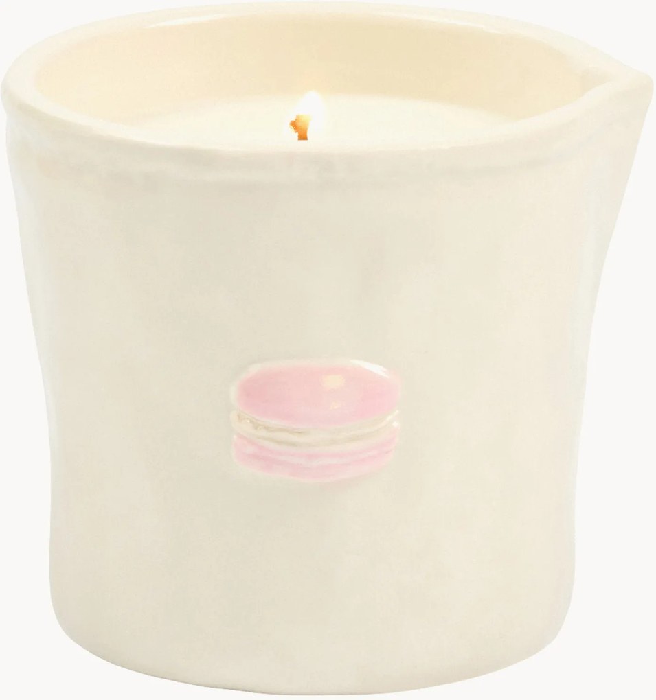 Candela profumata in ceramica Macaron (ambra, pistacchio)