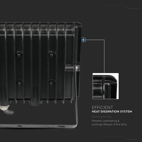 Riflettore LED LED/50W/230V 4000K IP65 nero