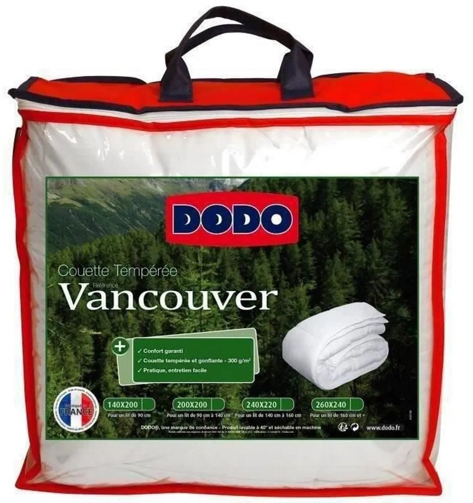 Piumino Letto DODO Vancouver Bianco (200 x 200 cm)