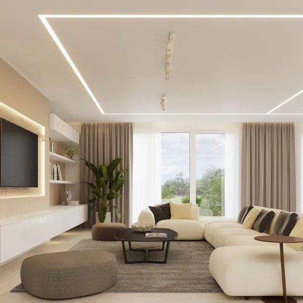 Sollux SL.1499 - Faretto RING 6xGU10/10W/230V color crema