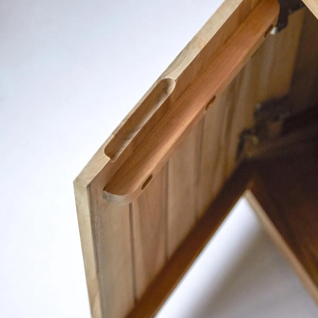 Tikamoon - Armadio legno massello teak teck tek highboard credenza 80 cm Tikamoon