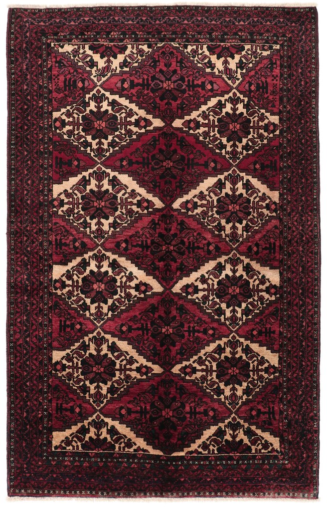 Afshar Tappeto persiano 210 x 130 (Iran) Annodato A Mano