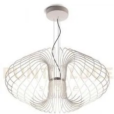 Filo lampadario a sospensione diametro 90cm cipria opaco a led 3000...