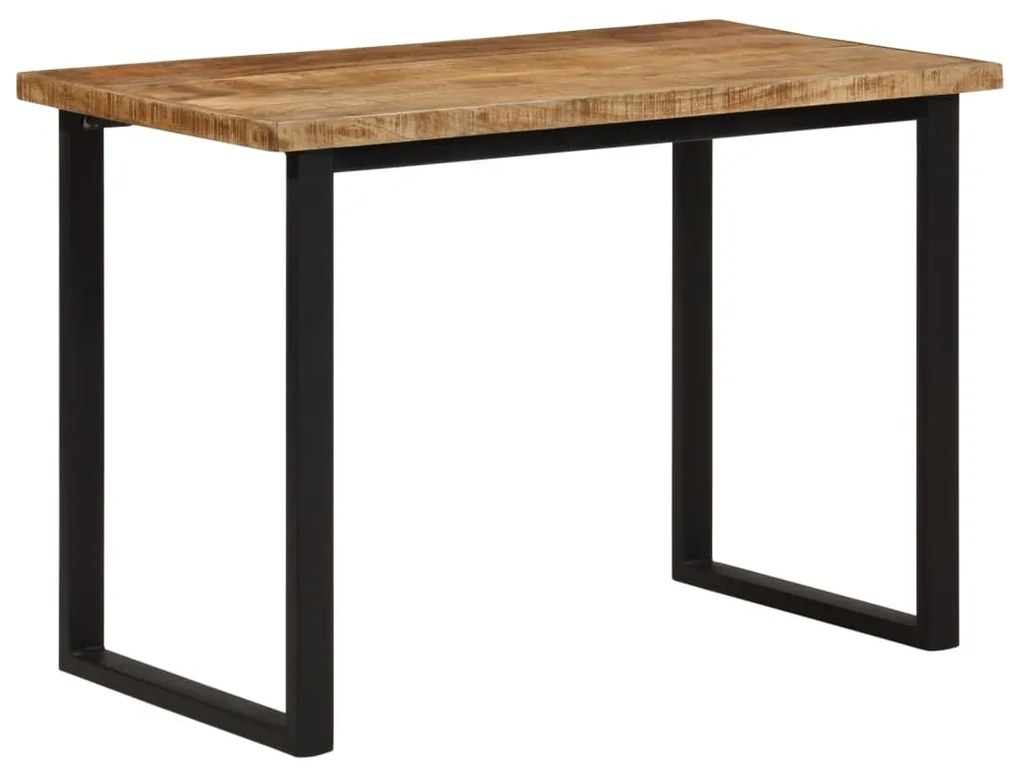 Tavolo Da Pranzo 110x55x75 Cm İn Legno Massello Di Mango /
