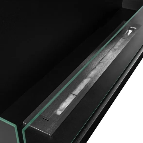 Camino a bioetanolo da incasso ad angolo biocamino angolare 90x45 cm SUTRI 90 SX