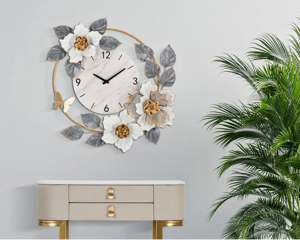Orologio da parete ø 64 cm Flowers - Mauro Ferretti