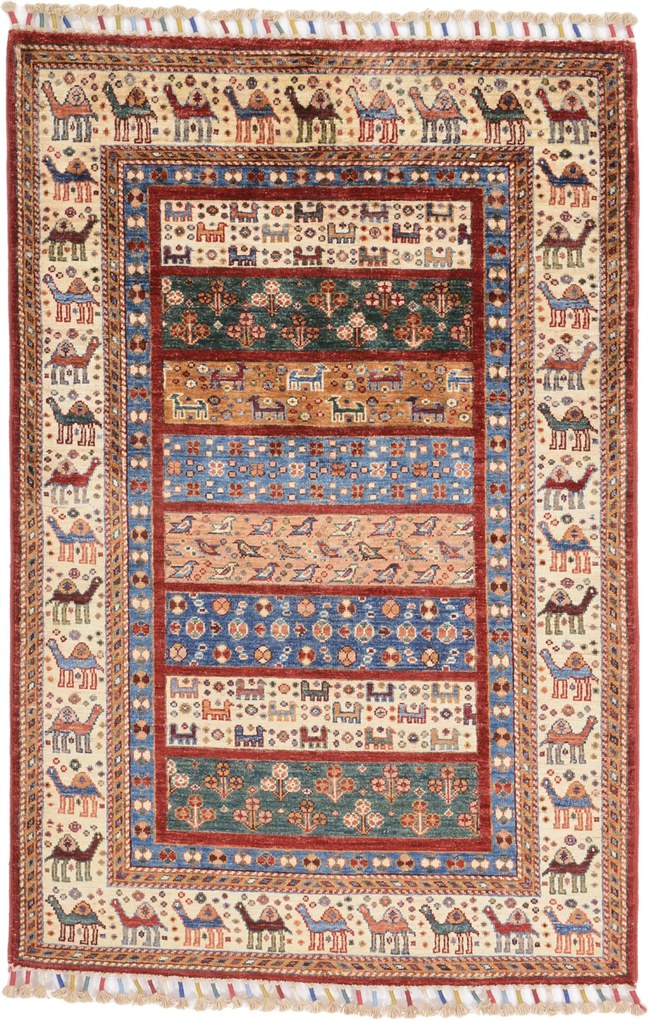 Samarkand Tappeto orientale 100x150 (Pakistan) Annodato A Mano