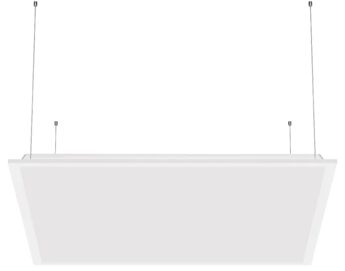 Pannello LED a Sospensione 60x60 44W, PHILIPS CertaDrive, 120lm/W, CRI92, No Flickering, UGR19 Colore Bianco Naturale 4.000K