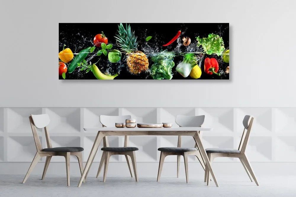 Quadro su tela – Frutta e verdura biologica