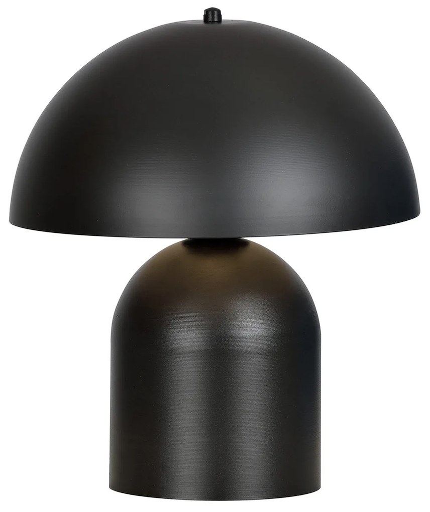 Lampada Da Tavolo Nordica Danu 1 Luce In Acciaio Nero