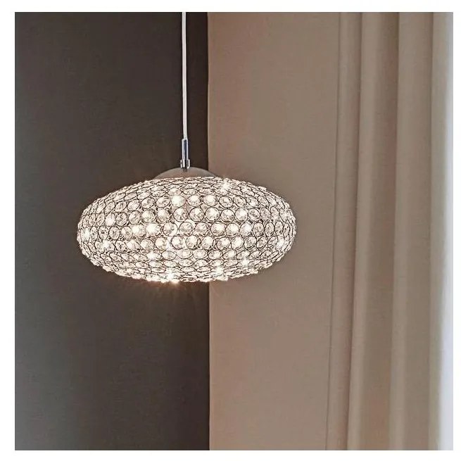 Eglo 95286 - Lampadario a sospensione con filo CLEMENTE 1xE27/60W/230V