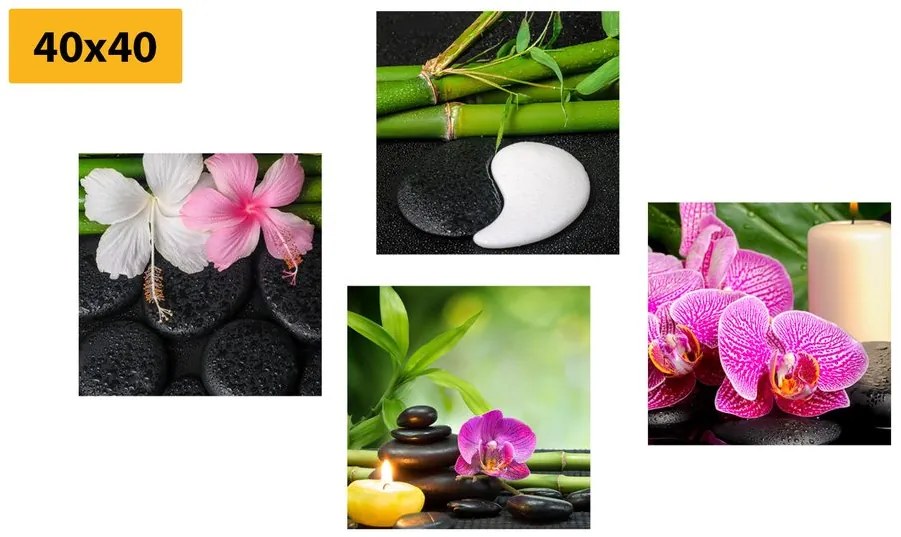 Set di quadri – Natura morta Feng Shui