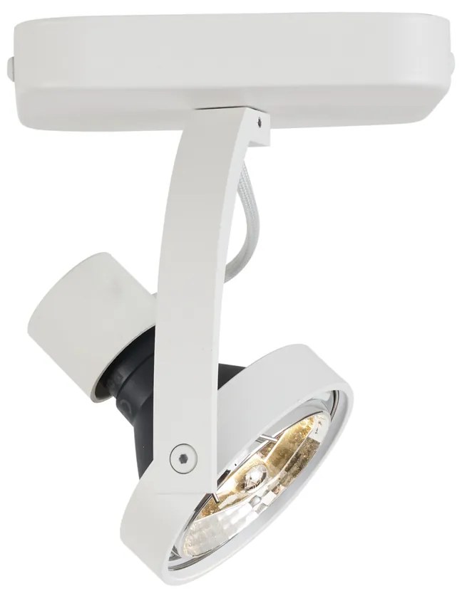 Faretto da soffitto di design bianco GU10 70mm ruotabile e inclinabile - Vo