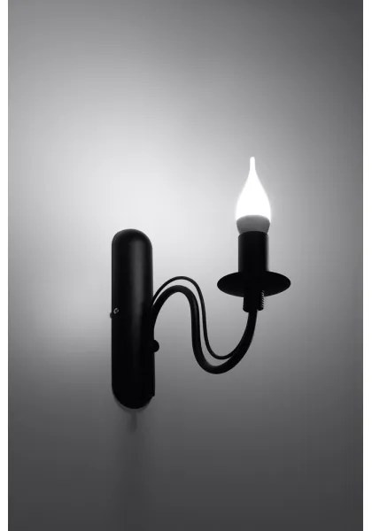 Applique MINERWA 1xE14/40W/230V nero