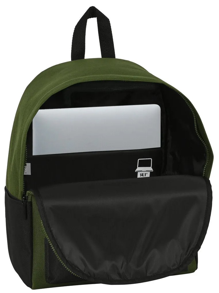 Zaino per Portatile Safta Dark Forest Nero Verde 31 x 40 x 16 cm