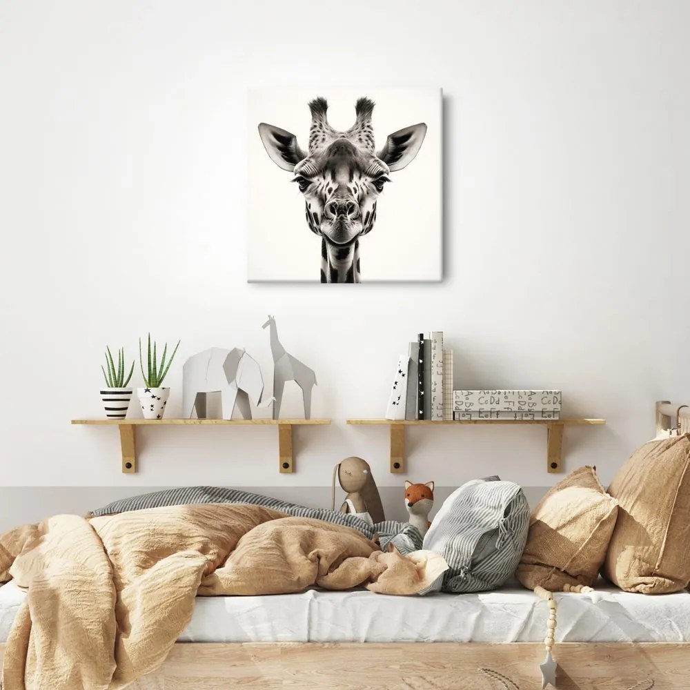 Quadro su tela – Sguardo della giraffa