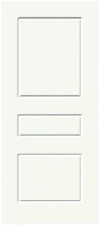 Pannello per porta d'ingresso P015 pellicolato pvc bianco L 92  x H 210.5 cm, Sp 6 mm apertura reversibile