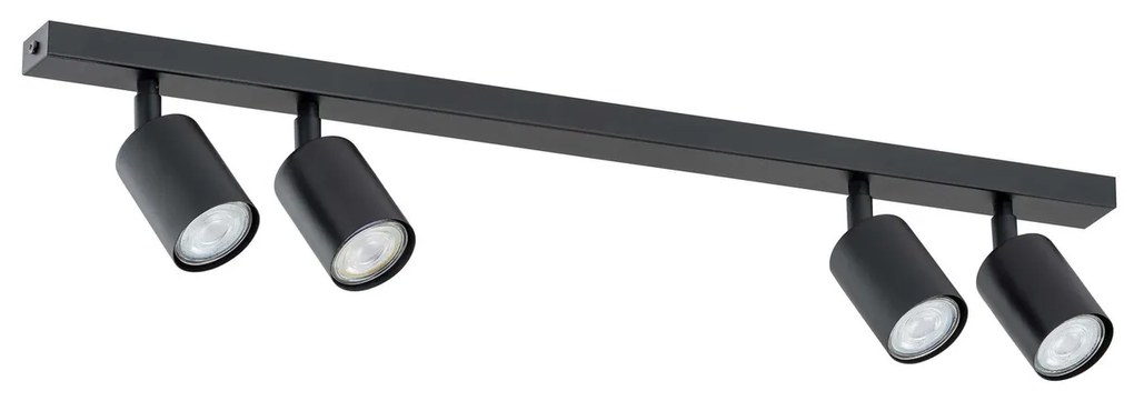 Lampadario da Soffitto FLASH 4 Black GU10