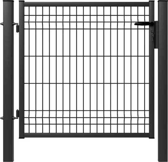 Cancelletto FERRO BULLONI Lario in acciaio antracite H 200 x L 100 cm