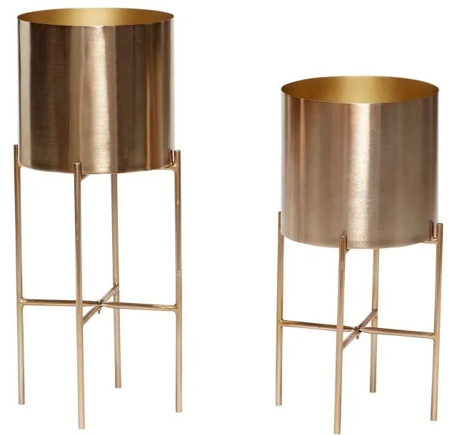 Coprivaso in metallo in set da 2 pezzi ø 25 cm Airy - Hübsch