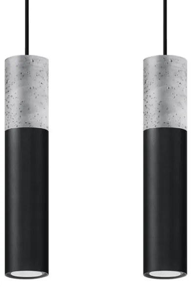 Lampadario a sospensione con filo BORGIO 2xGU10/40W/230V