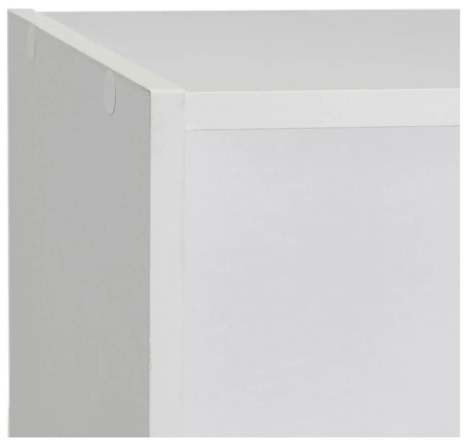 Libreria bianca 30x106x24 cm Cube – Casa Selección