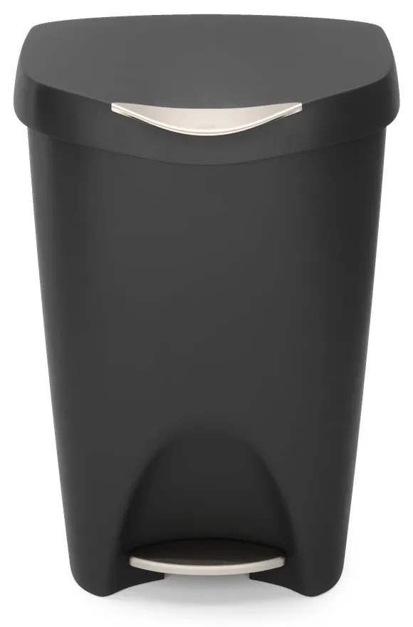 Bidone nero in plastica 50 l Brim - Umbra