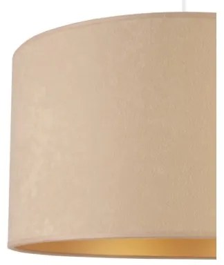 Duolla - Lampadario a sospensione con filo ROLLER 1xE27/40W/230V diametro 40 cm beige