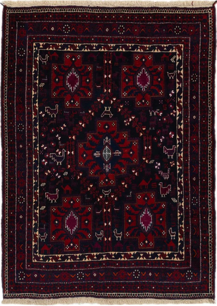 Lori Tappeto 140x190 (Iran) Annodato A Mano