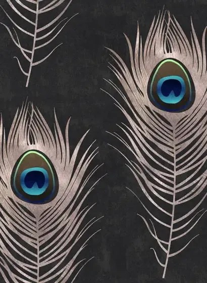 Mindthegap Carta da parati Peacock - WP20230