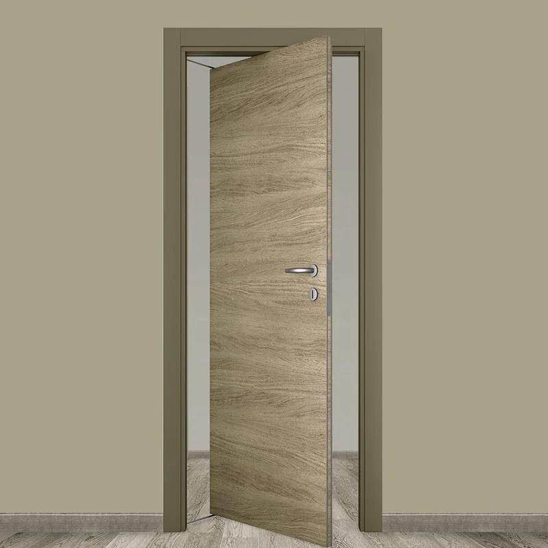 Porta rototraslante Bergen marrone L 70 x H 210 cm sinistra