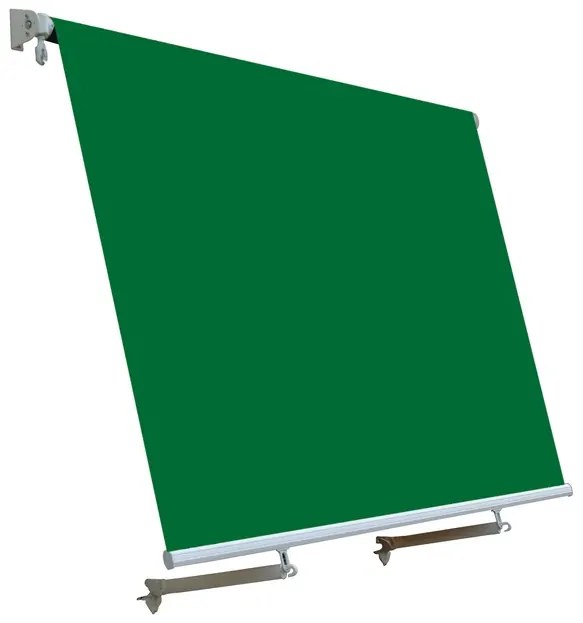 Tende da sole a caduta con bracci mod. T137 B, L 2.5 x 3 m verde