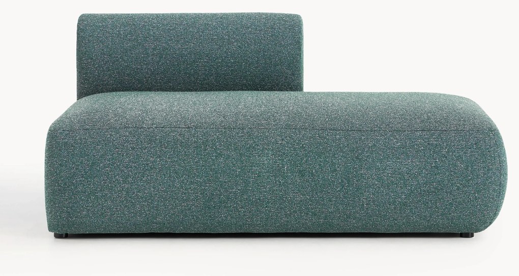 Chaise longue componibile in bouclé Sofia