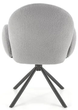 Sedia da pranzo KIVA 1 pz grigia