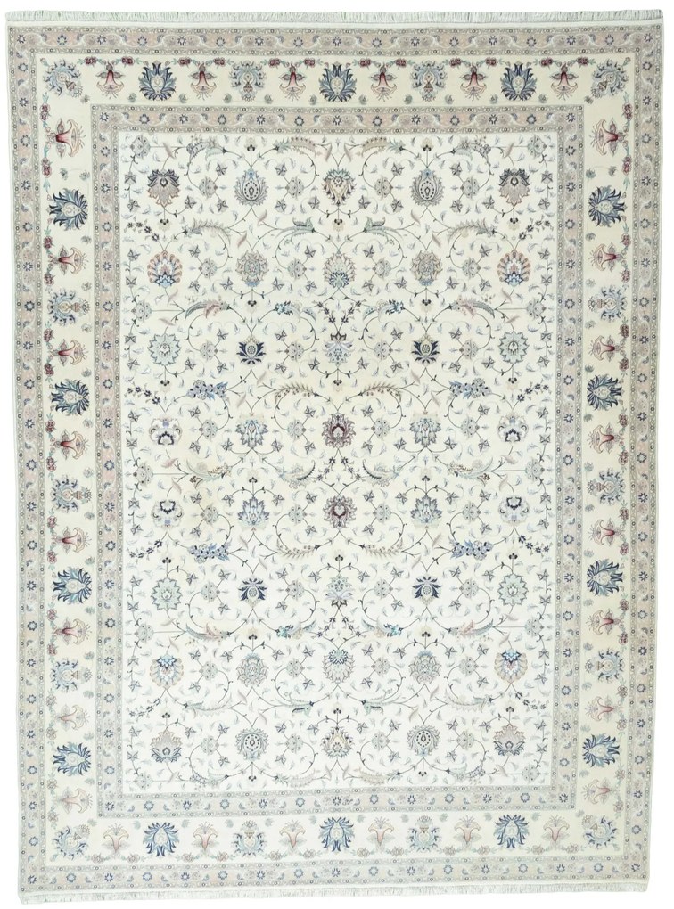 Tabriz Tappeto persiano 400x300 Beige (Iran) Annodato A Mano