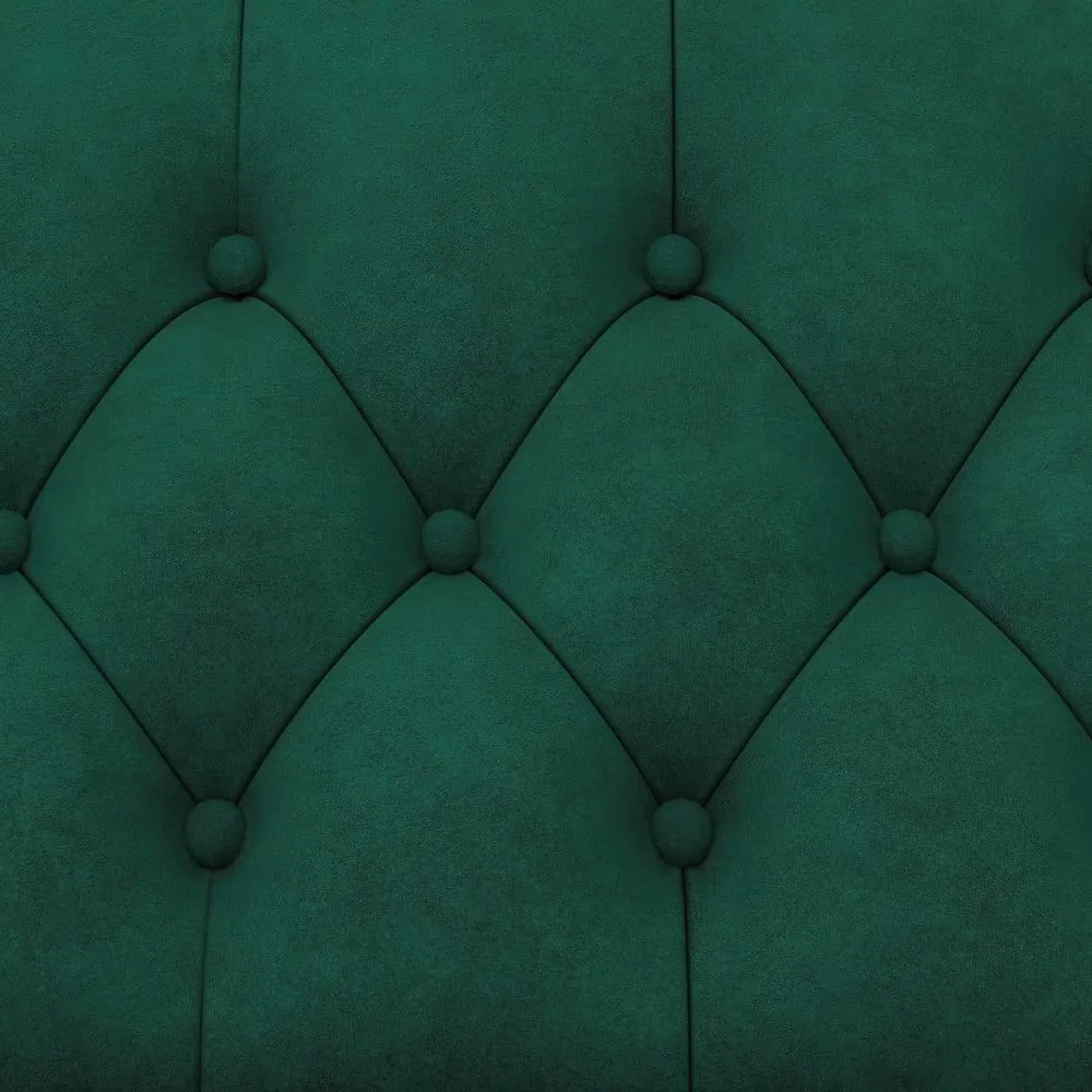 Divano in velluto verde scuro 236 cm Felix - Støraa