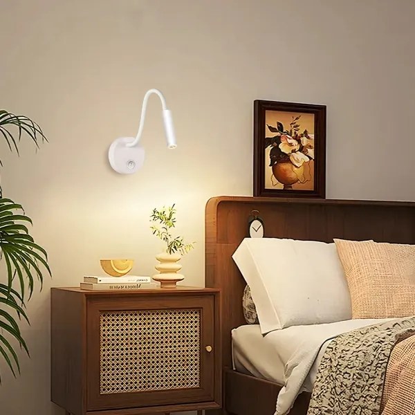 Brilagi - LED Lampada flessibile da muro MAYA LED/3W/230V 4000K bianco