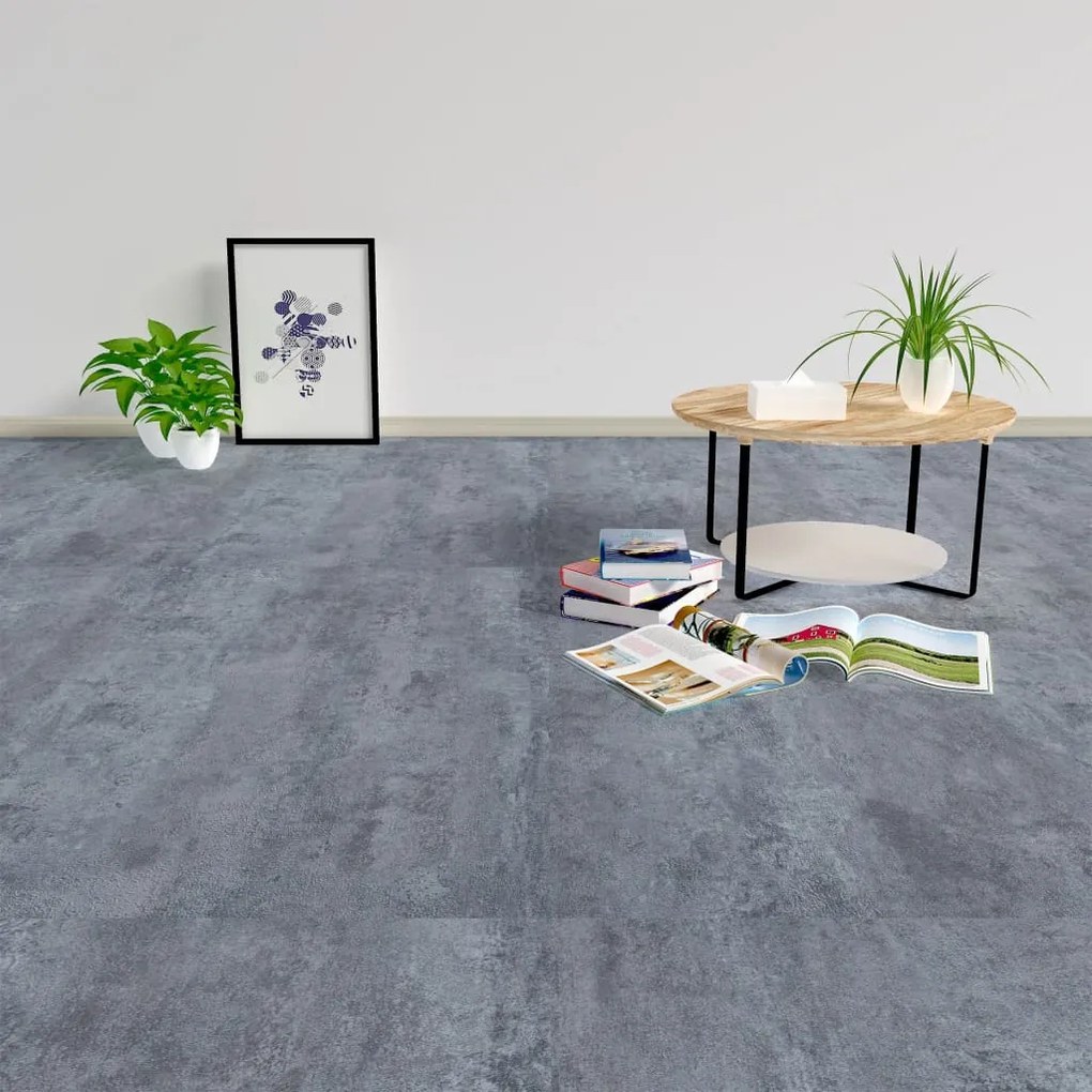 Listoni Per Pavimenti Autoadesivi İn Pvc 5,11 M² Marmo Grigio /