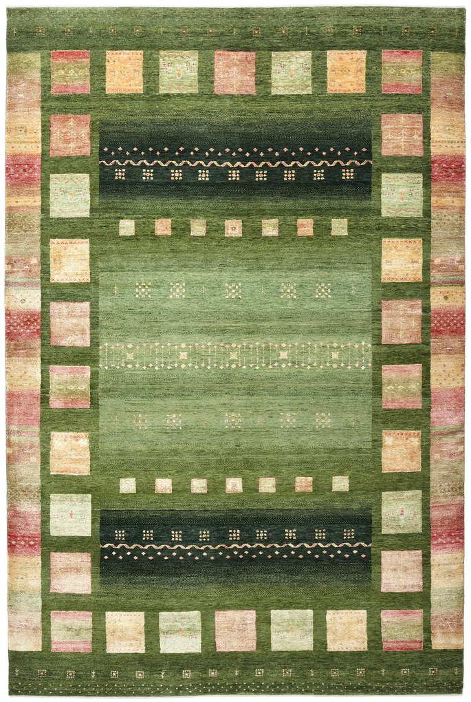 Loribaft Tappeto 200 x 310 (Indian) Annodato A Mano