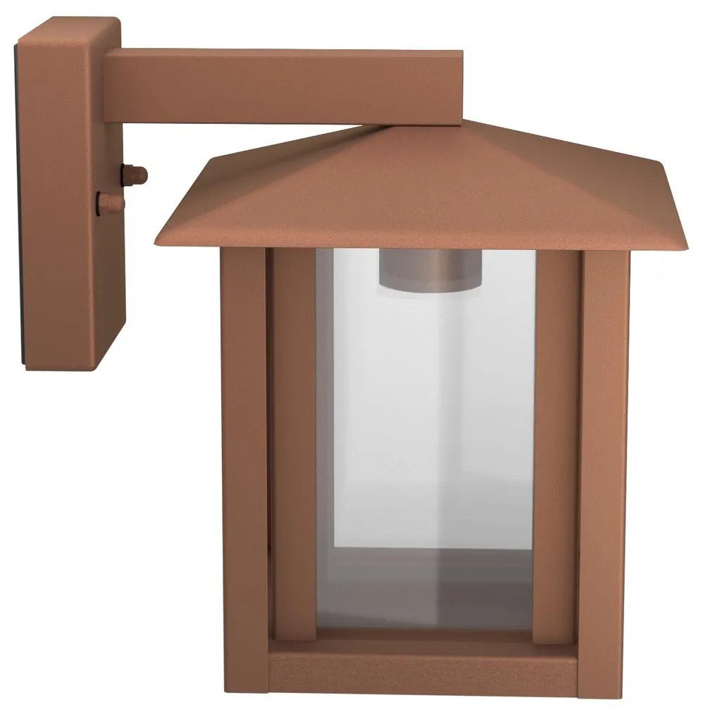 Applique Corten Mattone E27 IP54 per Esterni - Serie PILLAR