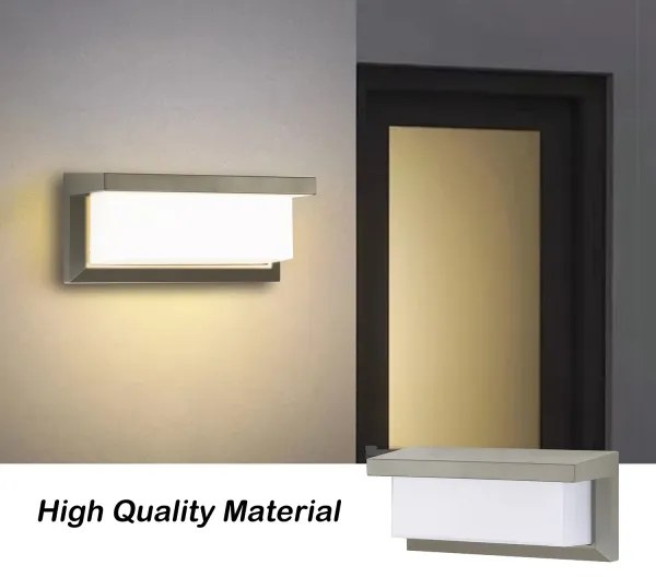 Brilagi - Applique a LED da esterno BRICKY LED/12W/230V grigio IP54