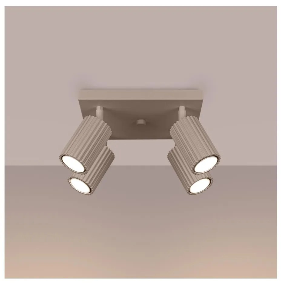 Brilagi - Faretto CRESTO 4xGU10/10W/230V taupe