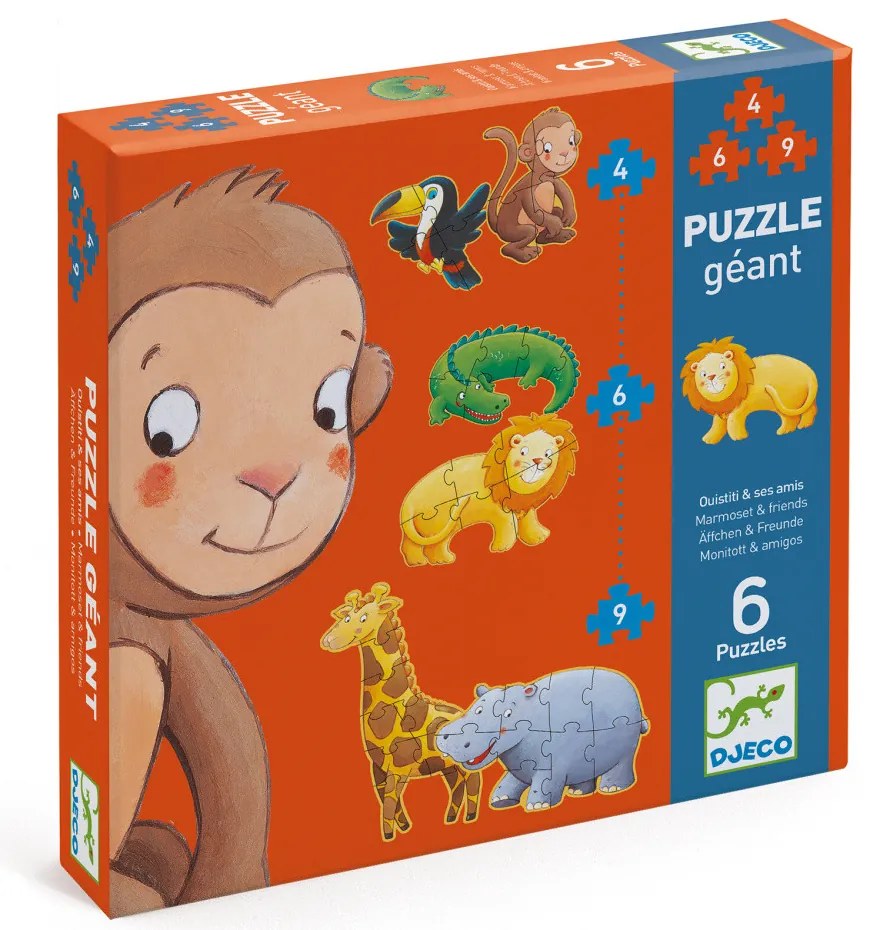 Scimmia e amici - 6 puzzle