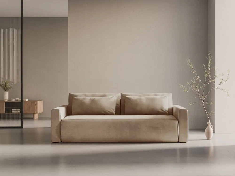 Divano a 3 posti Belfast in velluto - L238 cm