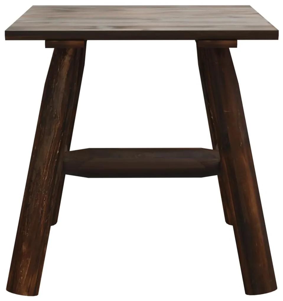 Tavolino 49x49x50 cm in legno massello di abete rosso