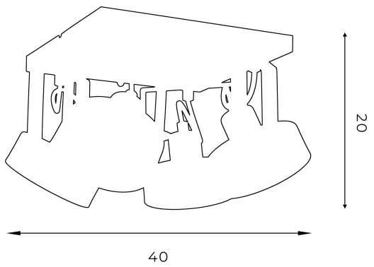 Faretto VIVA 4xGU10-AR111/15W/230V