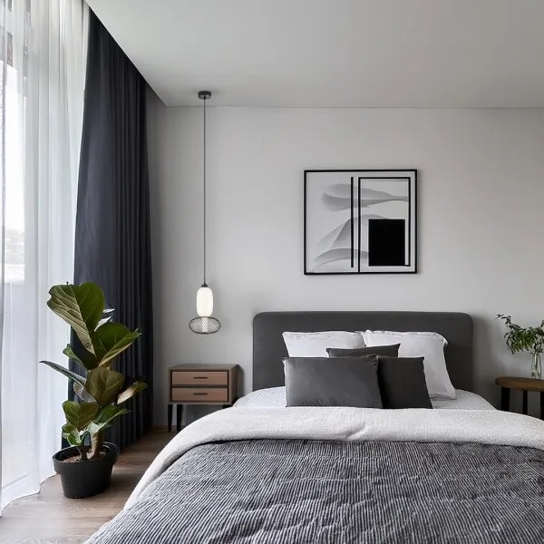 Lampadario LED a sospensione con filo ARAME LED/15W/230V diametro 22 cm nero